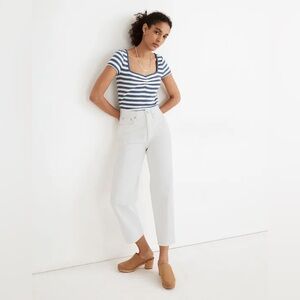 Madewell Barrel Jeans White Women's Sz 25